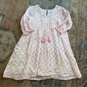 Girls Mer St Barth Pink Dress sz 10